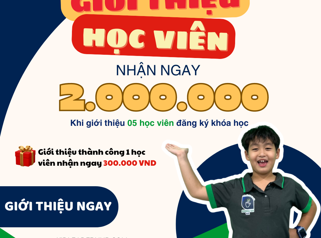 Chương trình giới thiệu học viên tại Kid Leader Hub