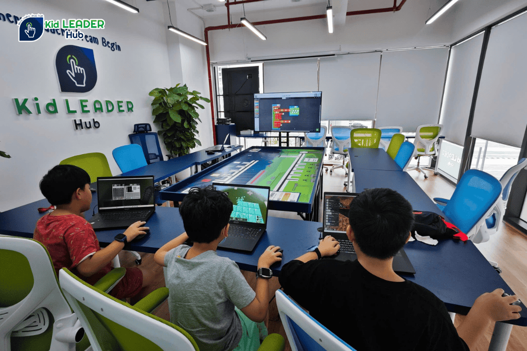 Cơ sở vật chất đầy đủ và hiện đại tại Kid Leader Hub 