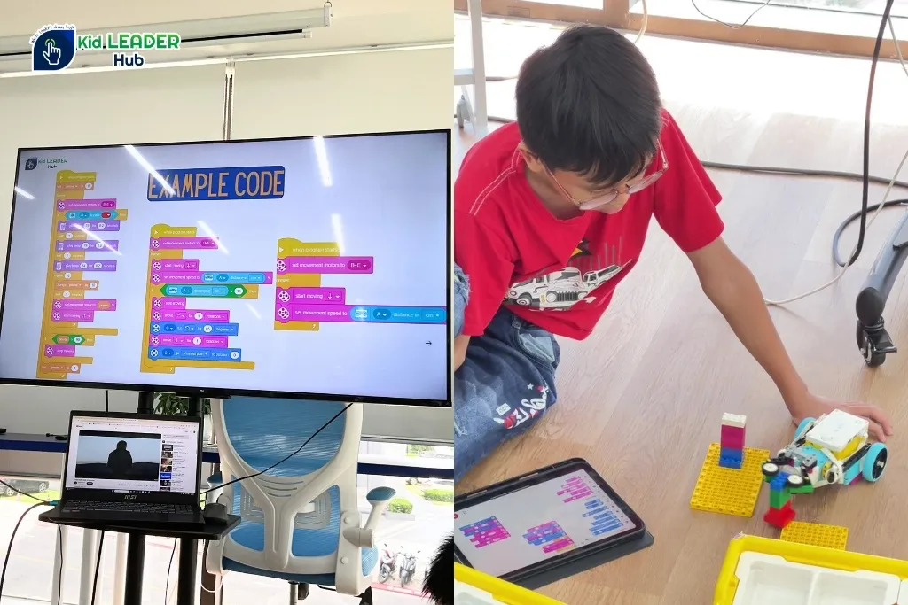 Kid Leader Hub Trại hè STEAM- Robotics: Chinh Phục Công Nghệ và Kỹ Thuật, Phát Triển Tư Duy Logic Vượt Trội