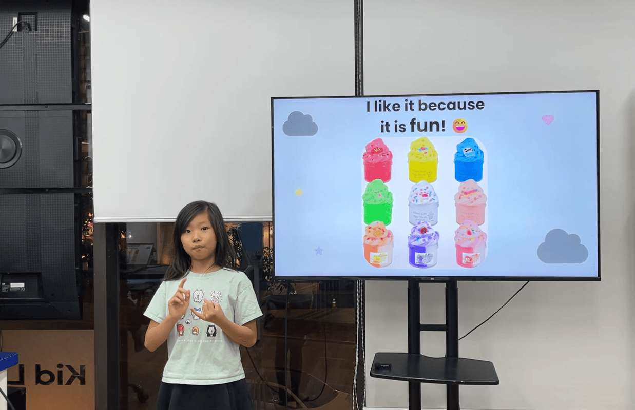 Không khí buổi học Public Speaking tại Kid LEADER Hub